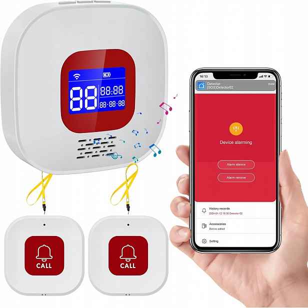 Alarmové volání pro seniory WiFi pro seniory kompatibilní s Alexou