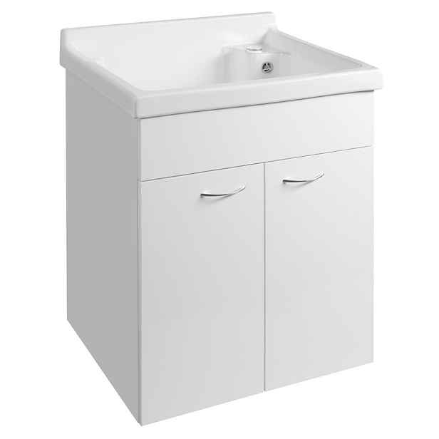 Aqualine Skříňka pod výlevku 58x70x52,8cm, bílá