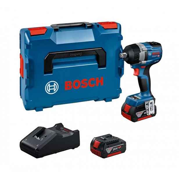 Bosch - 18V AKU rázový utahovák, 2x aku 5,0 Ah Li-Ion, nabíječka 06019L9003