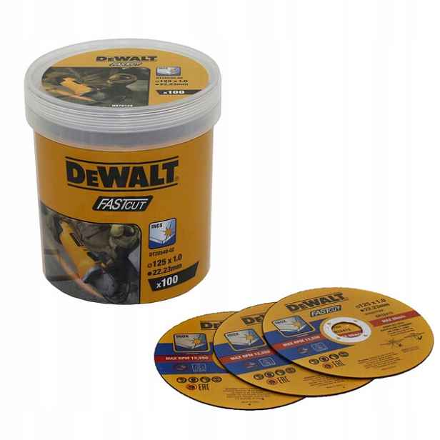 Dewalt Řezací Kotouč Inox 125*22,2*1MM DT20540-QZ 100 Ks