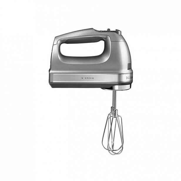 Ruční elektrický šlehač KitchenAid 5KHM9212ECU, stříbrný