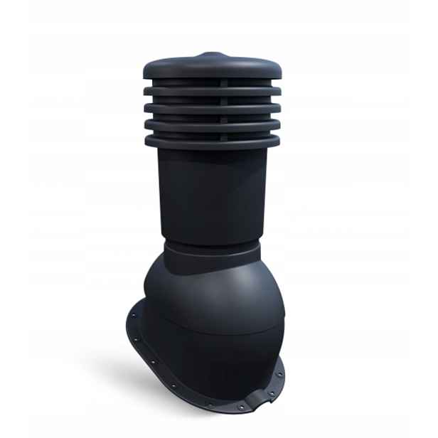 Větrací komín pro plechovou střešní krytinu ⌀150 mm Ventos X M11 Antracit