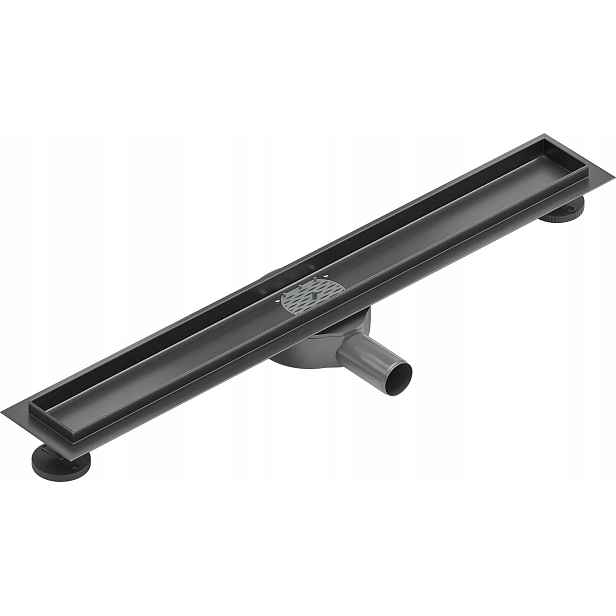 Mexen Flat 360° tělo sprchového žlabu 70 cm, broušená gun metal (tmavě šedá)