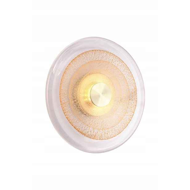 Nástěnné svítidlo art déco zlaté skleněné Led 5 W 3000 K Goldi Maxlight