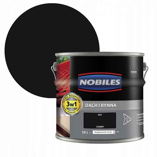 Nobiles Střecha A Žlab 10L Černá