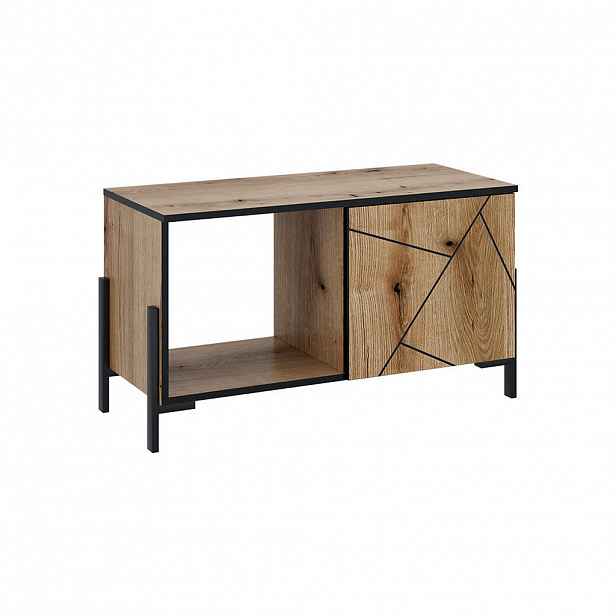Vicco KONFERENČNÍ STŮL Hatto Dub 90 x 39.7 cm s 1 dveřmi