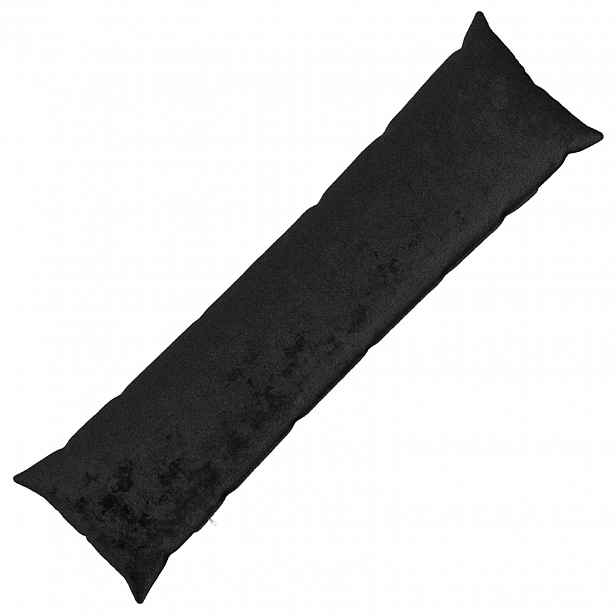 vidaXL Povlak na polštář HEERLEN Černá 40 x 145 cm Flanel