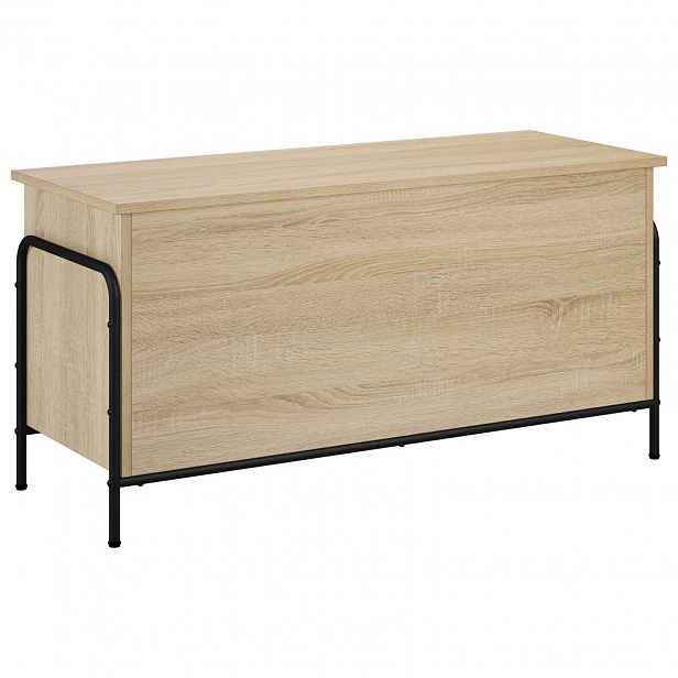 vidaXL Úložná krabice Dub sonoma 80 x 40 x 49,5 cm Kompozitní dřevo