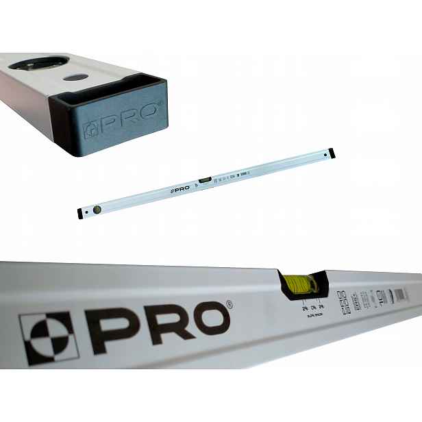 Vodováha Pro 600 Endurance 120 cm Bílá Libella 2%