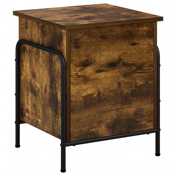vidaXL Úložná krabice Kouřový dub 80 x 40 x 49,5 cm Kompozitní dřevo