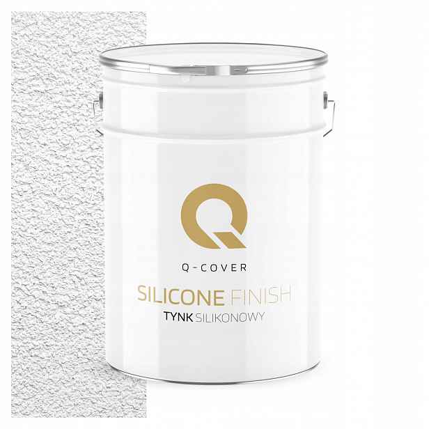 Silikonová Fasádní Omítka Bílá Teplá 15 Kg Beránek Granulace 1.5 mm F101