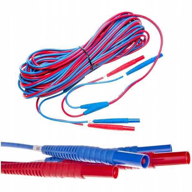 Sonel Kabel 3 m dvoužilový (10 25 A) U1 I1 pro měřidlo WAPRZ003DZBBU1I1
