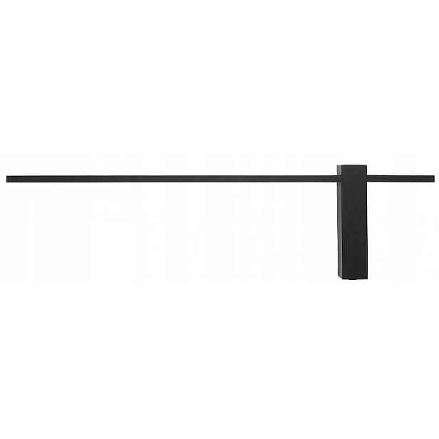Nástěnná lampa Motive Černá 11W Led 3000K 80 cm Nástěnná lampa do pokoje do domu