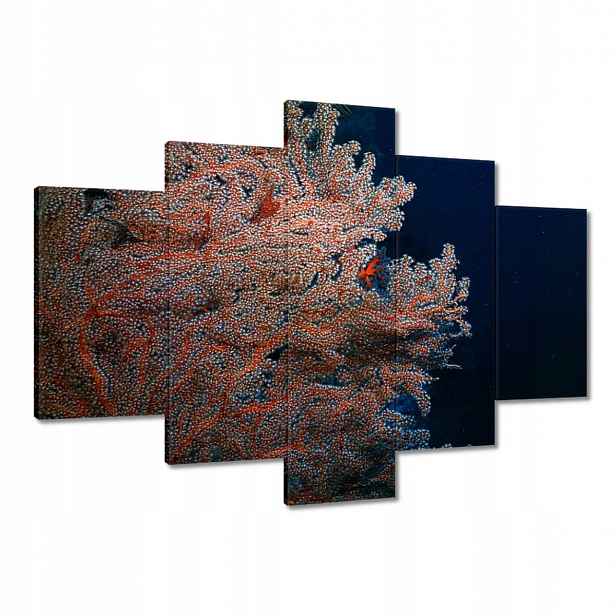 Obrazy 150x105 Modrý oceán s útesem