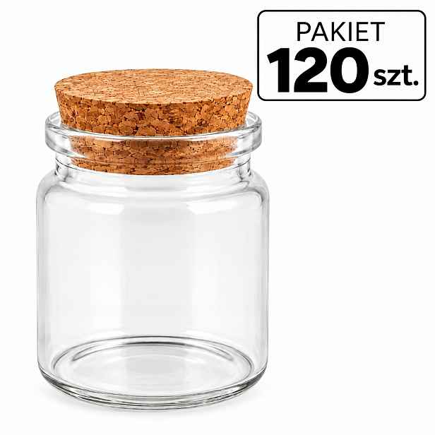 Skleněná zavařovací sklenice 60 Ml se zátkou 25 Ks Diy, dekorace, dárky, koření