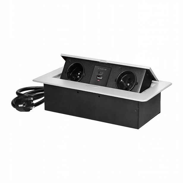 Elektrická Zásuvka, stolní Usb Orno, bílá