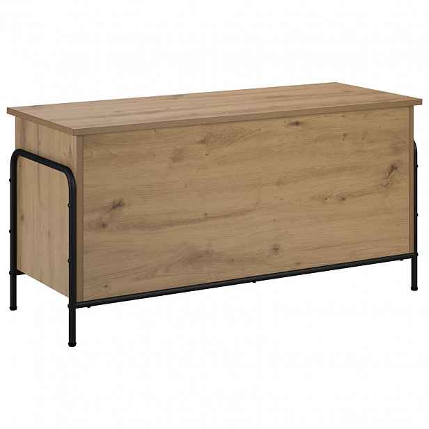 vidaXL Úložná krabice Dub artisan 80 x 40 x 49,5 cm Kompozitní dřevo