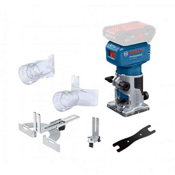 Bosch - 18V AKU ohraňovací frézka, bez baterie a nabíječky 06016C6000