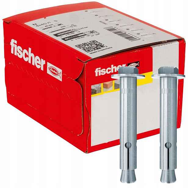 Fischer Průchozí montážní kotvy Zykon Fza 22 x 125 M16 D/25 10 Ks