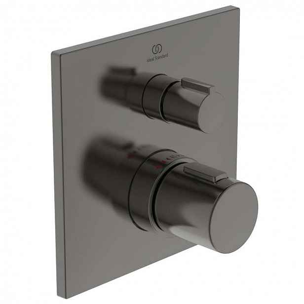 Ideal Standard CeraTherm - Termostatická sprchová baterie pod omítku, Magnetic Grey A6956A5