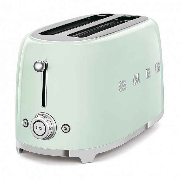 Smeg Toustovač 50´s Retro Style, 4x2, pastelově zelený TSF02PGEU