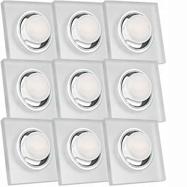 9X Skleněná Lampička Zapuštěná Velmi Silné Sklo Led Žárovka 1.5 W