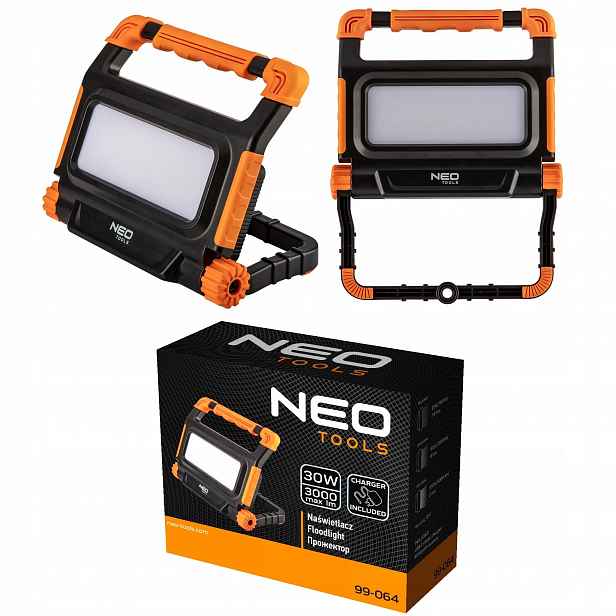 Akumulátorový Zářič 3000 LM Smd Le 99-064 Neo