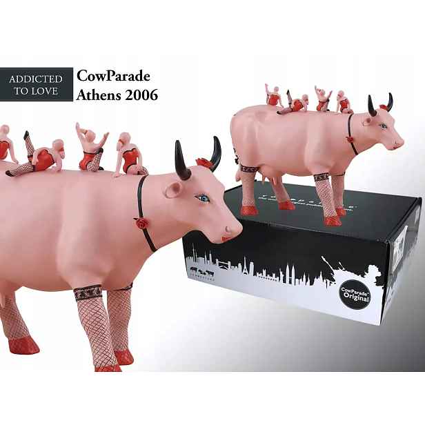 CowParade Athens 2006, Addicted to Love, autor: neznámý.