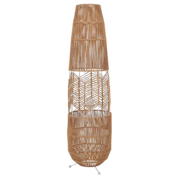 Podlahová lampa boho pletená 92x24 cm 40 W E27 IP20 Anvo Sauda