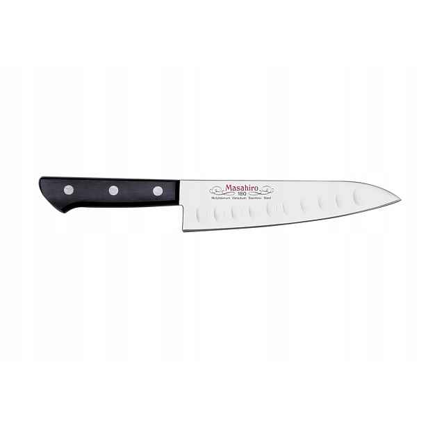 Japonský nůž Gyuto 180 mm za kulovým výbrusem Masahiro Bwh