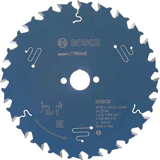Kotouč pilový Bosch Expert for Wood 160×20×1,8 mm 24 z.