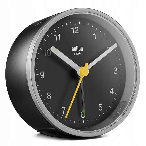 Klasický Budík Braun BC12SB Alarm Zdřímnutí Podsvěcení