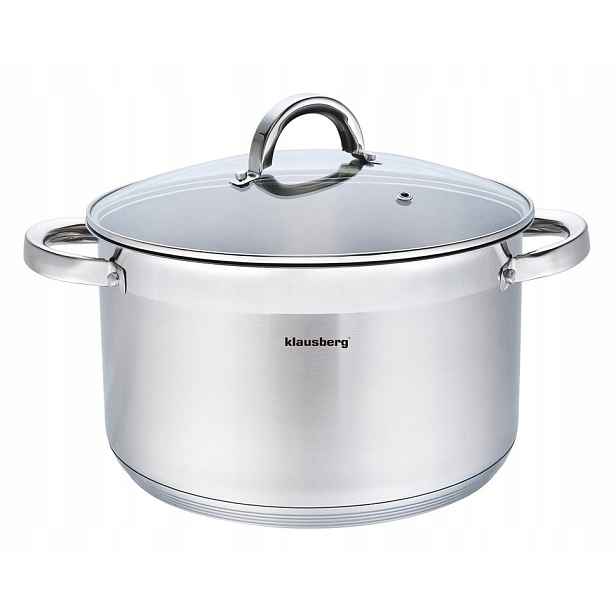 Hrnec s poklicí z nerezové oceli Ø30 cm, objem 11,5 l Klausberg