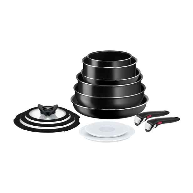 Hliníková sada nádobí 13 ks INGENIO EASY COOK & CLEAN BLACK L1549023 – Tefal