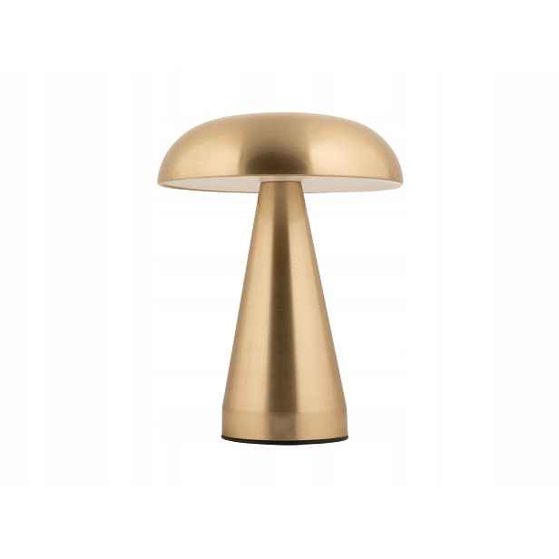 Stolní Lampa Led Houba Zlatá Bezdrátová 20,5 CM x 15,5 CM