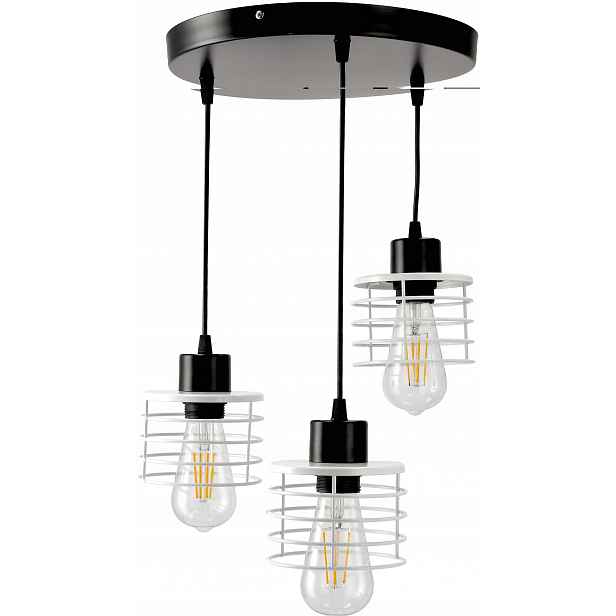 stropní svítidlo Led lustr s Bílým Kloszem E27