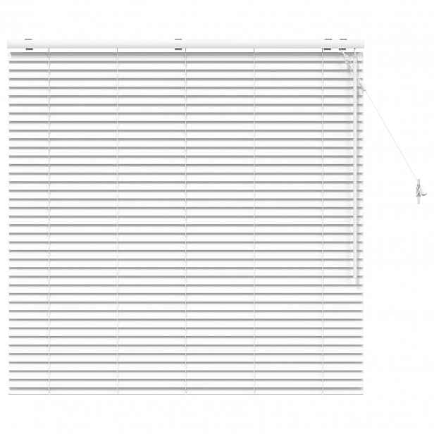 vidaXL Venet školní žaluzie Bílá 140 x 130 cm 35 mm Masivní paulovnie