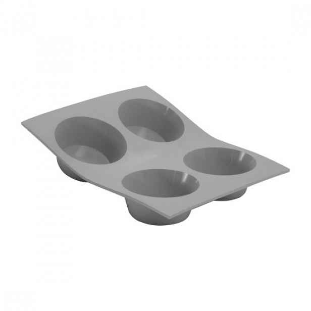 Silikonová forma na 4 muffiny, 21 cm x 17,6 cm - značka "de Buyer"