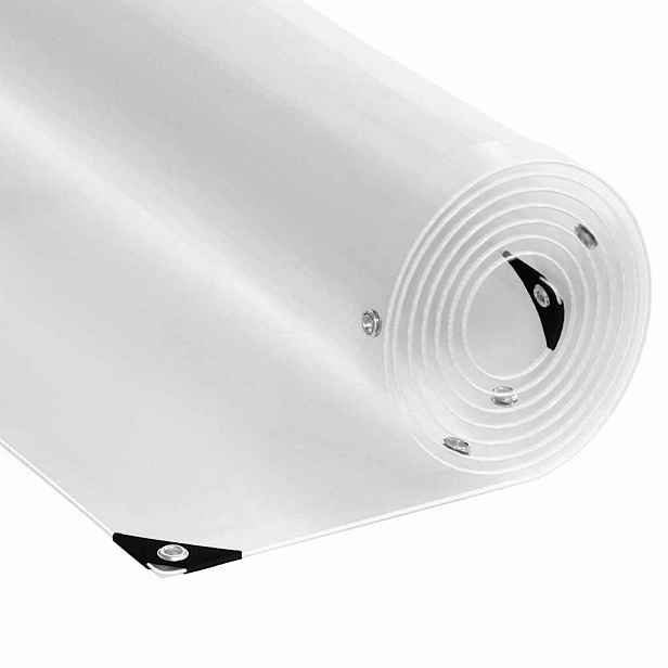 vidaXL Kryt na rostliny s oky 1x6 m PVC