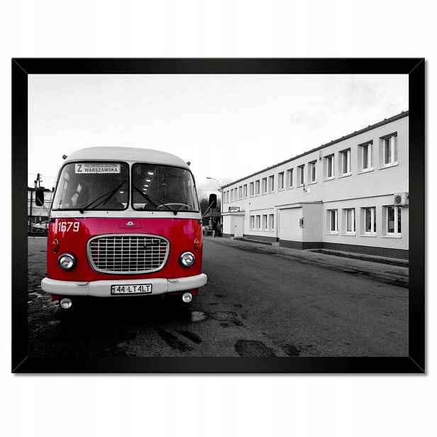 Plakáty v rámu 40x30 Červený Jelcz Okurka