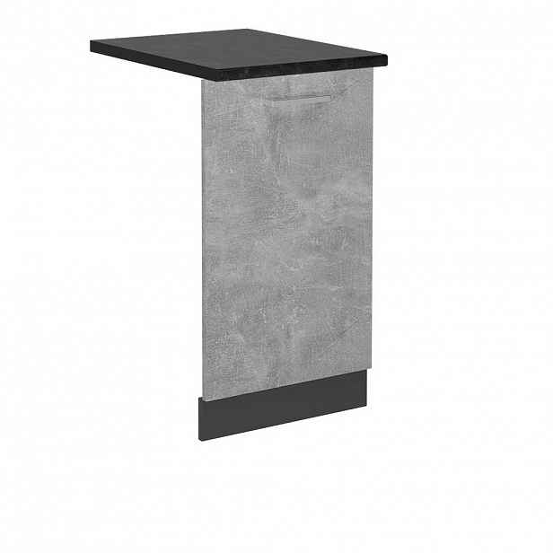 Vicco ČELNÍ PANEL MYČKY R-Line Beton 45 cm , PD Antracit