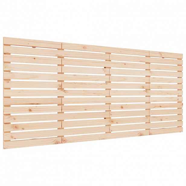 vidaXL Nástěnné čelo postele 166 x 3 x 91,5 cm masivní borové dřevo