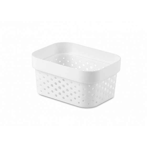 Curver Úložný box Infinity Dots, 1,4 L, bílý