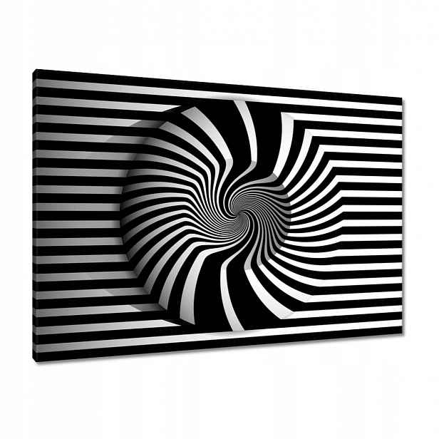 Obrazy 100x70 Abstrackja černobílá