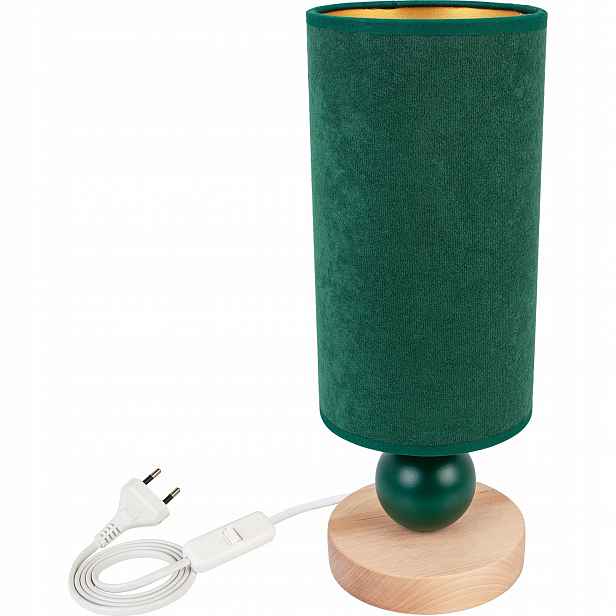 Lampa noční lahvová zelená stolní lampa zeleň