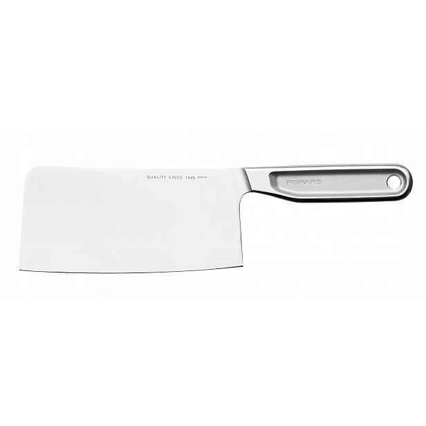 Fiskars All Steel Nůž kuchyňský sekáček na maso zeleniny nerezový ostrý 16 cm