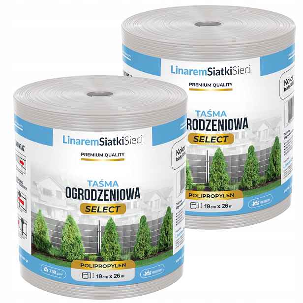 Stínící Panelové Pásy 19x26 Premium Polypropylen 1,2 mm Na Panely Bílá 2ks