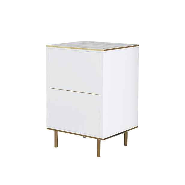 Noční stolek Imaj Marble White