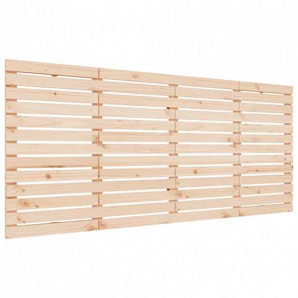 vidaXL Nástěnné čelo postele 186 x 3 x 91,5 cm masivní borové dřevo