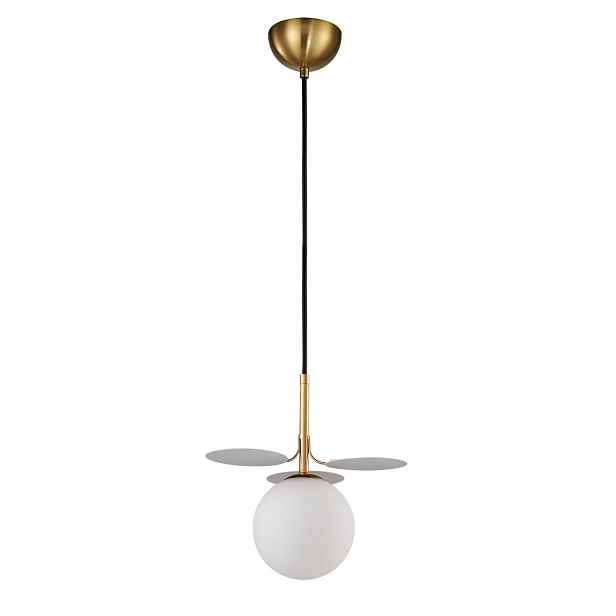 Závěsná lampa Chic-1 zlatá moderní, jedna koule 20 cm